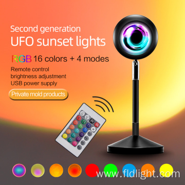 New Modern tuya RGB Floor Sunset Lamp